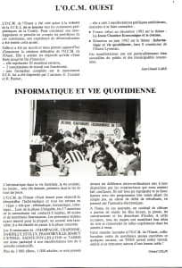 COURRIERISE 82 Informatique et vie quotidienne p7