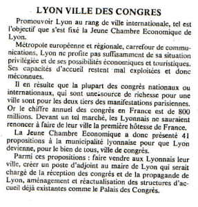 LYON VILLE DE CONGRES